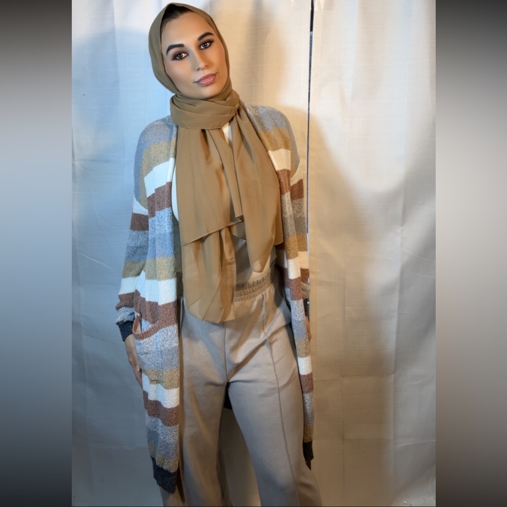 Daytrip Striped Duster Cardigan Size M